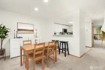 Formal dining area, perfect for entertaining.