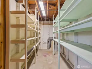 On the other side is this great storage room.