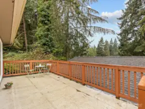 Easily get to the roof of the garage for easy cleaning.