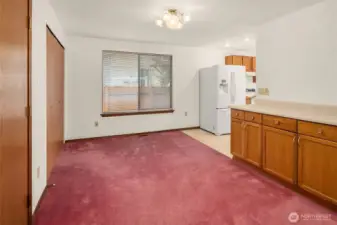 Dining Room with Built in Cabinetry