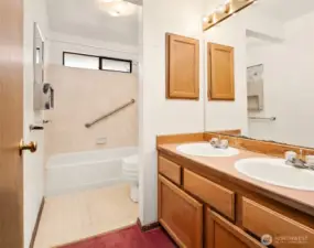 Primary Bath with Dual Sinks and Full Bath