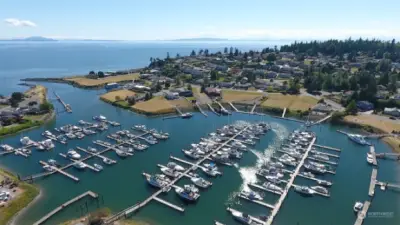 The marina is tucked well back providing excellent winter weather protection and moorage rate is an astoundingly low rate of $48 per foot PER YEAR!
