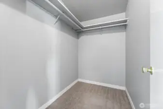 Walk-in Closet in Primary Suite