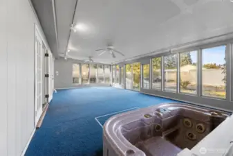 Sunroom Not Included in Square Footage