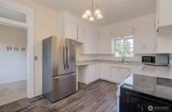 Kitchen to laundry and pantry