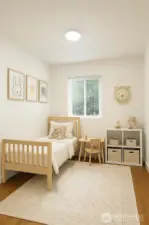 Virtual Design: Created a Toddlers bedroom