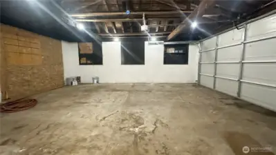 Garage- good size and has potential to look amazing with just a little love