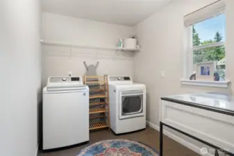 Spacious laundry room!