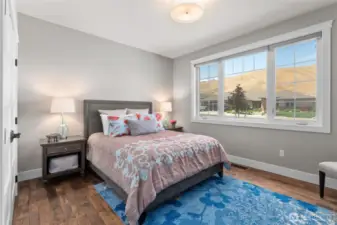Guest Bedroom #1 located off entry at front of house