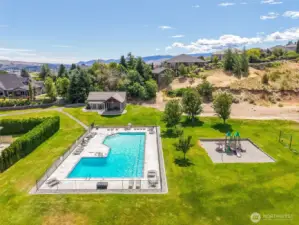 Community pool and clubhouse