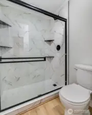 Lower level bathroom