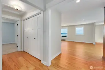 Turning around from the entry, first look at the picture windows with views.
