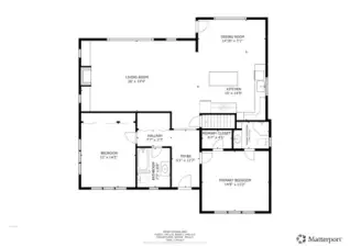 Floor plan for main level.