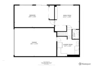 Daylight basement floor plan.