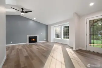 Living room from entryway