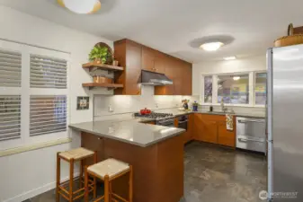 Loads of workspace in this brand new custom kitchen