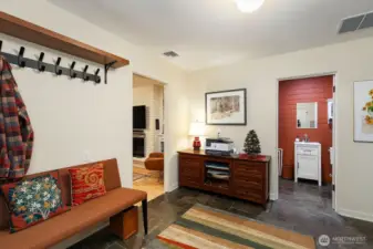 Mud Room and Laundry adjacent to Kitchen, Family Room and Half Bath