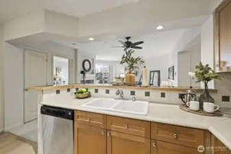 Light and bright, even on the gloomiest of PNW winter days.