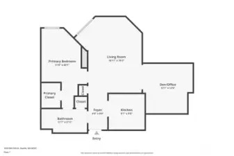 Unit floor plan.