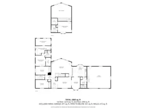 What a house! It may be helpful to see the layout before seeing the photos of the rooms. TWO primary suites or the option to use one as an ADU. Multiple, flexible living situations possible.