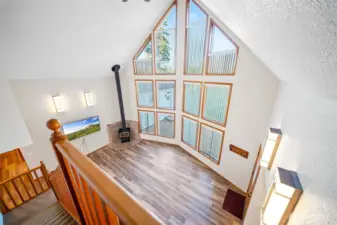 Going up....!  To the original primary suite