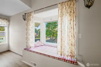 Lake views from this charming window