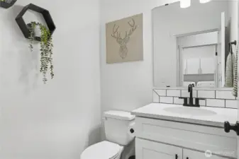 First floor powder room. Every area of this home shines!