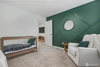 Bedroom #2. All are generous in size, upgraded doors throughout as well.