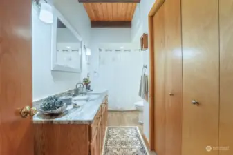 Remodeled main floor bathroom