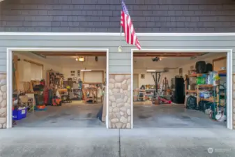 Wonderful space in this garage!