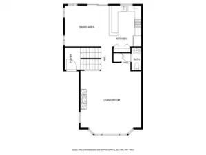Main level floor plan