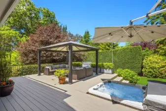 Deck with Hot Tub