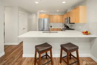 Bar seating & entertaining
