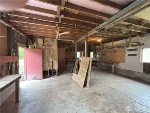 Shop main floor