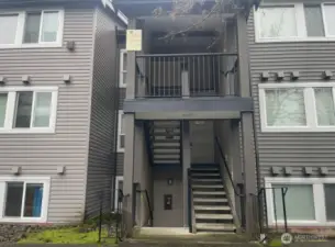 Bottom floor unit with slider to patio