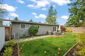 Fully Fenced Backyard