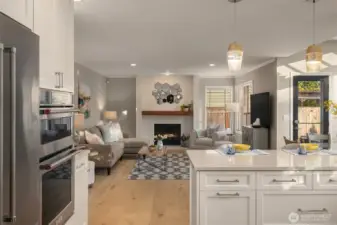 Stunning Engineered Hardwoods Adorn the Main Floor