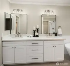 Elegantly Renivated Primary Bathroom