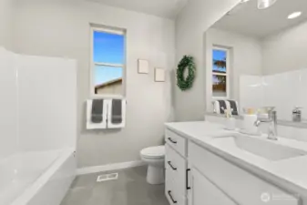 Photographs are for illustrative purposes only. Features, finishes, interior/exterior colors, landscaping and floorplan shown may vary from actual homes built