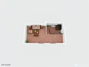 Each of the two larger bedrooms in the back