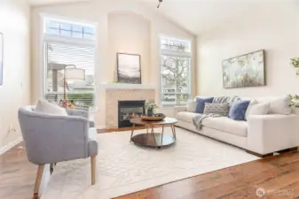 Very nice warm neutral color pallete throughout home