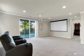 Rec/Media Room For indoor recreation