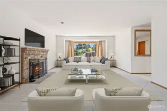 Living room*Virtually staged