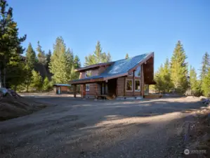 Driveway to cabin