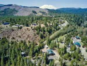 Aerial View w/Mt. St. Helens