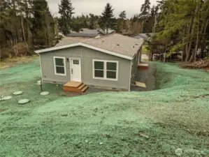 Hydroseeded 2 weeks ago.