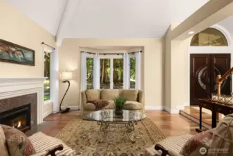 The high vaulted ceilings are just one of the things that make this home so extraordinary.