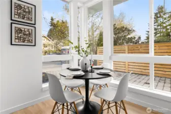Photos are of a similar staged home.