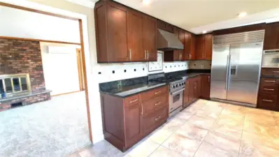 Feeds into spacious living room