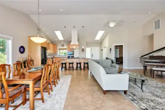 Great Room has space for large gatherings